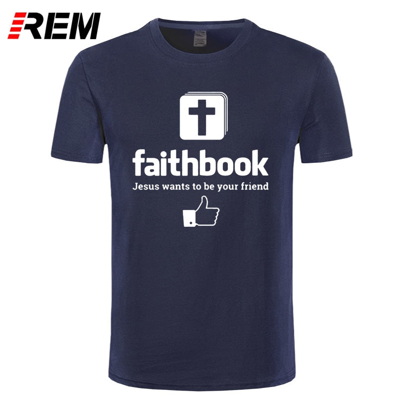 Jesus Wants To Be Your Friend Faithbook Christian T-Shirt